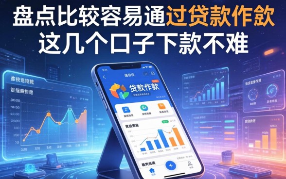 盘点比较容易通过的贷款软件，这几个口子下款不难