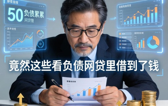 我50岁负债累累，竟然在这些不看负债的网贷里借到了钱
