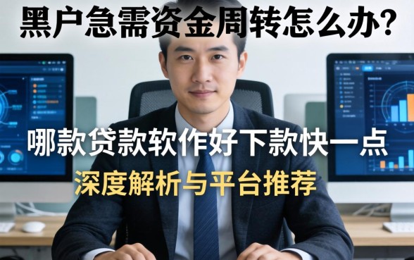 黑户急需资金周转怎么办？哪款贷款软件好下款快一点？深度解析与平台推荐