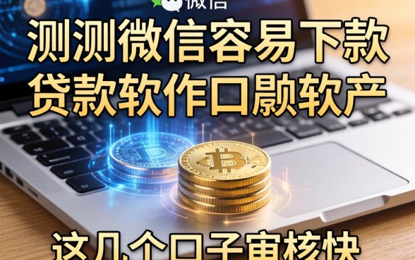实测微信容易下款的贷款软件，这几个口子审核快
