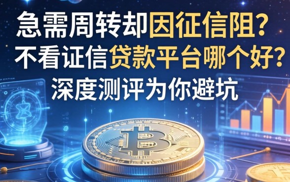 急需周转却因征信受阻？不看证信贷款平台哪个好？深度测评为你避坑