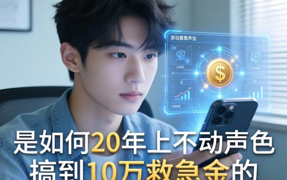 我20岁那年，是如何在手机上不动声色搞到10万救急金的