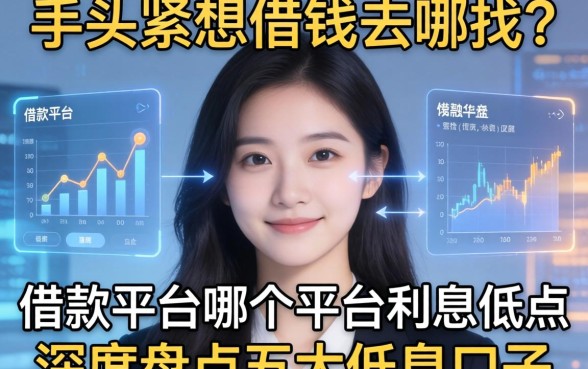 手头紧想借钱去哪找？借款平台哪个平台利息低点？深度盘点五大低息口子