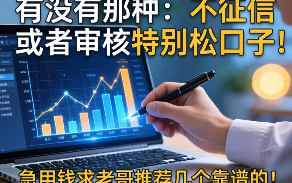有没有那种不看征信或者审核特别松的口子？急用钱求老哥推荐几个靠谱的！