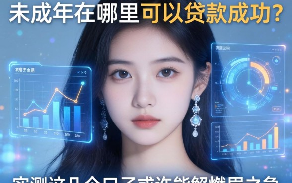 未成年在哪里可以贷款成功？实测这几个口子或许能解燃眉之急
