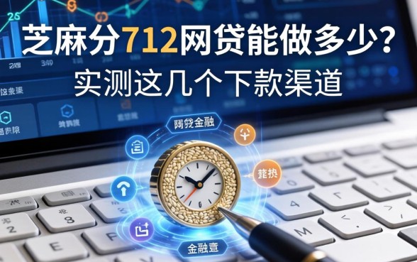 芝麻分712网贷能做多少？实测这几个下款渠道