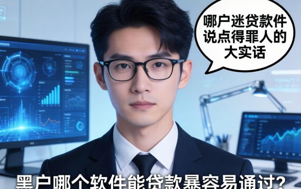 黑户哪个软件能贷款最容易通过？说点得罪人的大实话