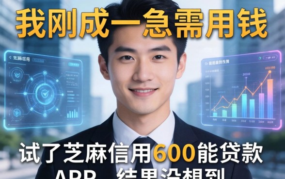 我刚成年急需用钱，试了芝麻信用600能贷款的APP，结果没想到