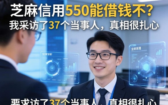 芝麻信用550能借钱不？我采访了37个当事人，真相很扎心
