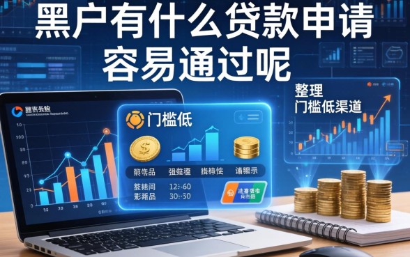 黑户有什么贷款申请容易通过的呢？整理几个门槛低的渠道