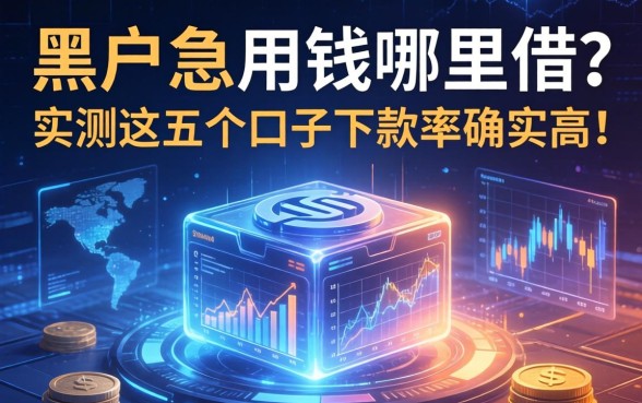 黑户急用钱哪里借？实测这五个口子下款率确实高！
