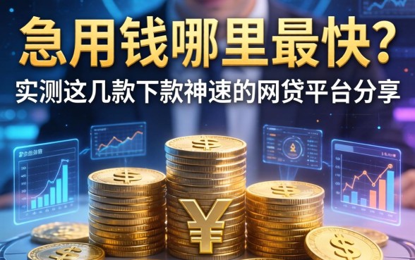 急用钱哪里最快？实测这几款下款神速的网贷平台分享