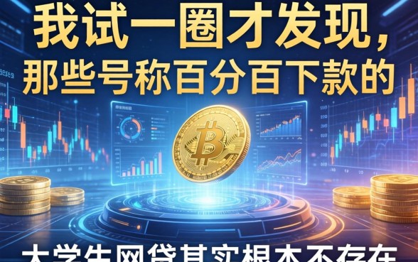 我试了一圈才发现，那些号称百分百下款的大学生网贷其实根本不存在