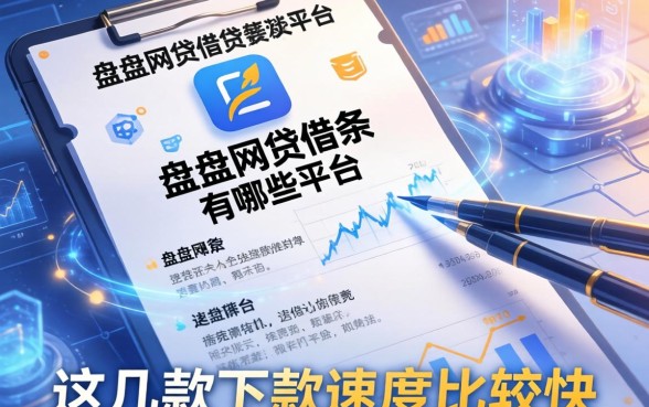 盘点网贷借条有哪些平台，这几款下款速度比较快