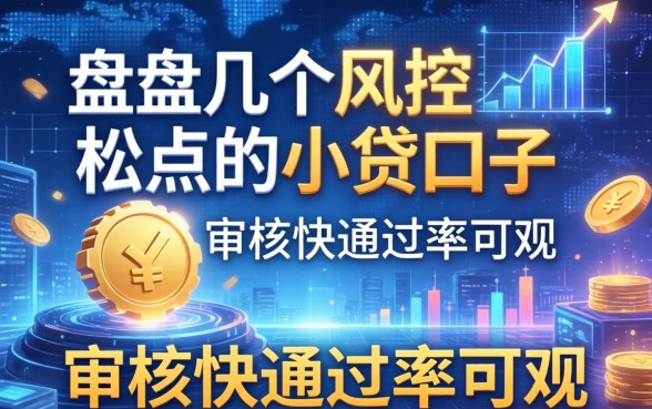 盘点几个风控松点的小贷口子，审核快通过率可观