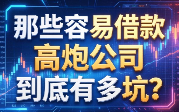 那些容易借款的高炮公司，到底有多坑？