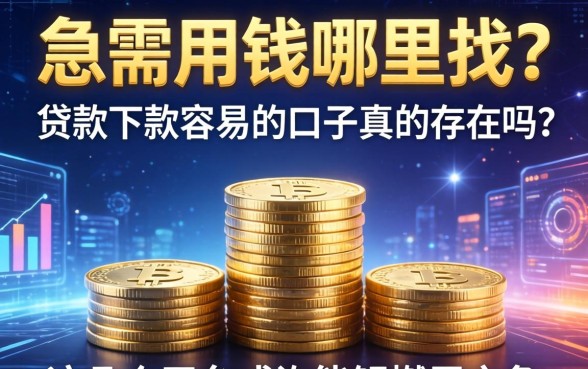 急需用钱哪里找？贷款下款容易的口子真的存在吗？这几个平台或许能解燃眉之急