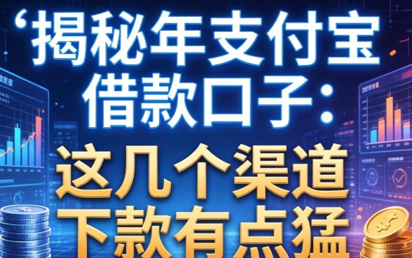 揭秘2026年支付宝借款口子：这几个渠道下款有点猛