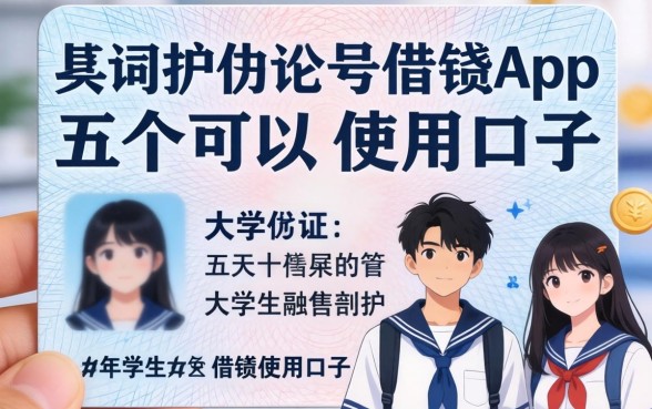 身份证号借钱app，细致阐述五个大学生可以使用的口子