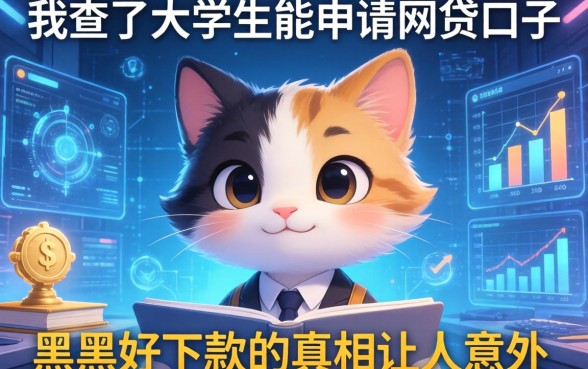 我查了大学生能申请的网贷口子，发现黑户好下款的真相让人意外