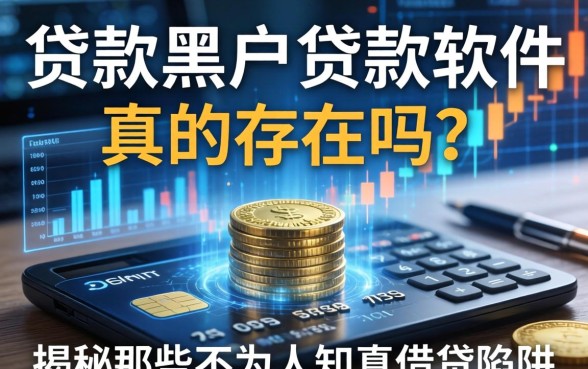 贷款黑户贷款软件真的存在吗？揭秘那些不为人知的借贷陷阱
