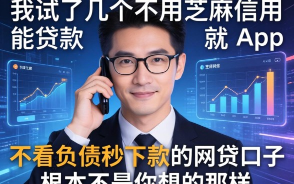 我试了几个不用芝麻信用就能贷款的app，发现不看负债秒下款的网贷口子根本不是你想的那样