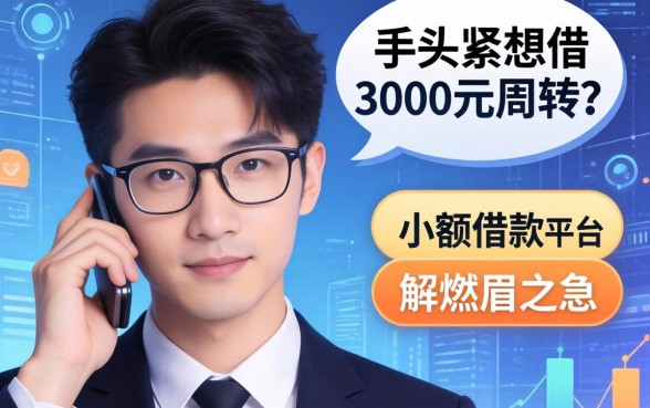 手头紧想借3000元周转？哪些容易借到小额借款平台能解燃眉之急？