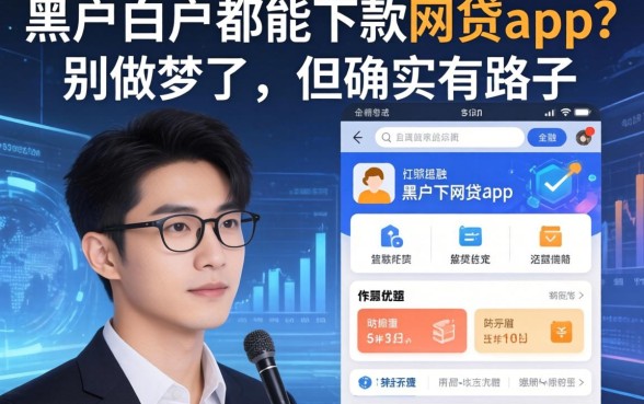 黑户白户都能下款网贷app？别做梦了，但确实有路子