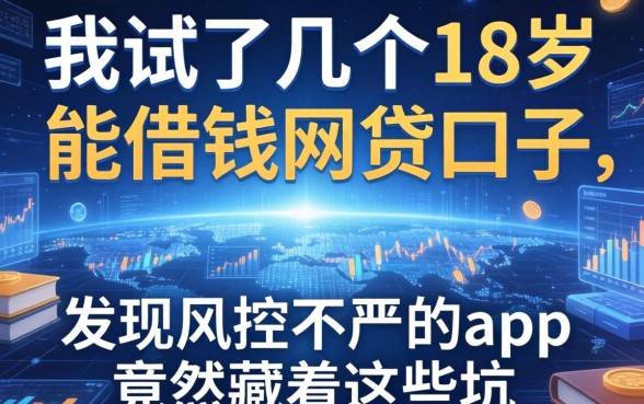 我试了几个18岁能借钱的网贷口子，发现风控不严的app竟然藏着这些坑