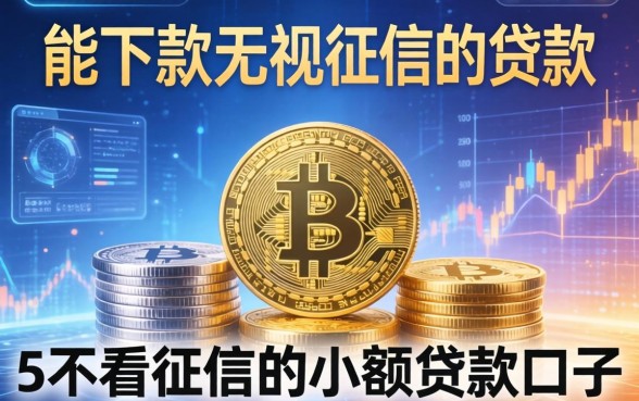 能下款无视征信的贷款，整理5个正规不看征信的小额贷款口子