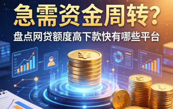 急需资金周转？盘点网贷额度高下款快的有哪些平台