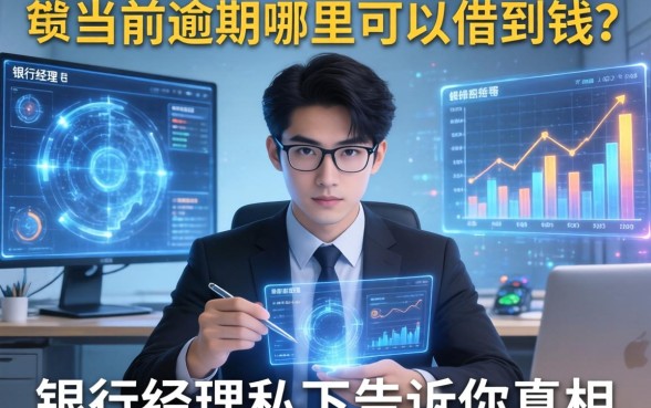 有当前逾期哪里可以借到钱？银行经理私下告诉你真相