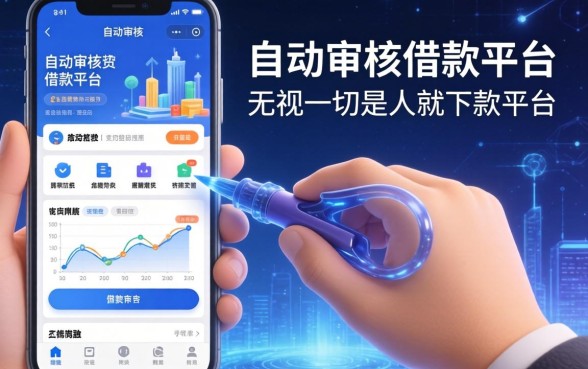 自动审核的借款平台有哪些，细致阐述五个无视一切是人就下款平台