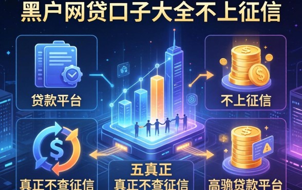 黑户网贷口子大全不上征信的，详尽说明五个真正不查征信的贷款平台