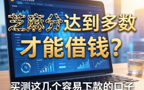 芝麻分达到多少才能借钱？实测这几个容易下款的口子