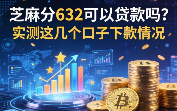 芝麻分632可以贷款吗？实测这几个口子下款情况