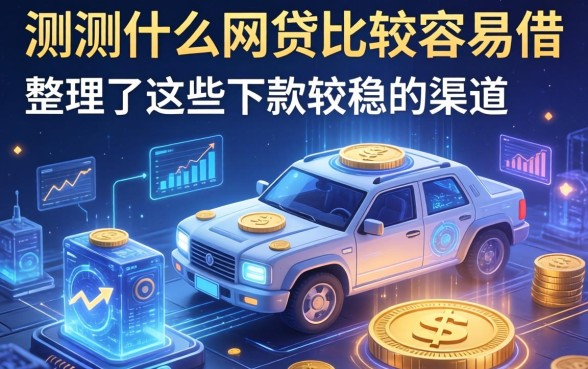 实测什么网贷比较容易借，整理了这些下款较稳的渠道