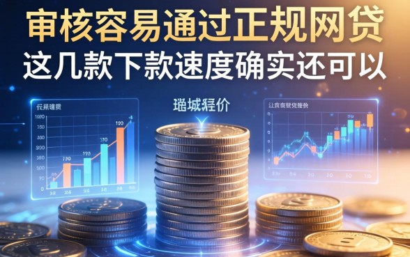 审核容易通过的正规网贷：这几款下款速度确实还可以