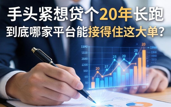 手头紧想贷个20年长跑，到底哪家平台能接得住这大单？