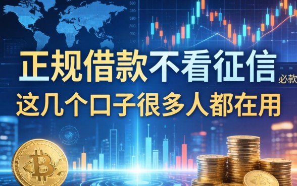 正规借款不看征信必下款，这几个口子很多人都在用