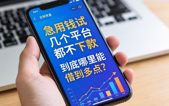 急用钱试了好几个平台都不下款，手机上到底哪里能借到多点？