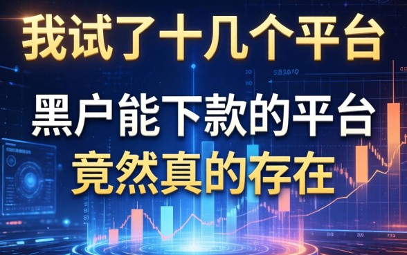 我试了十几个平台，发现黑户能下款的平台竟然真的存在