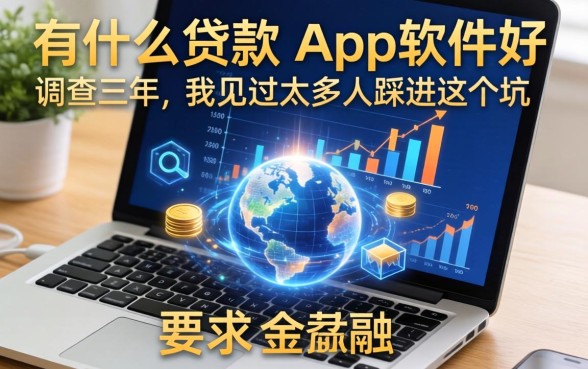 有什么贷款的app软件好？调查三年，我见过太多人踩进这个坑