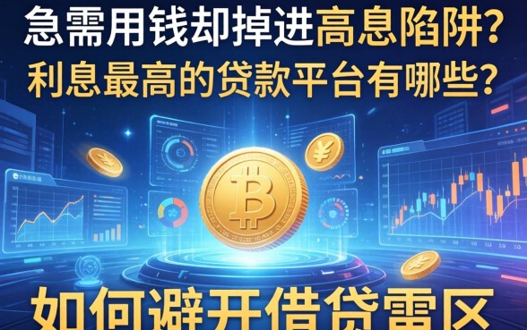 急需用钱却掉进高息陷阱？利息最高的贷款平台有哪些？如何避开借贷雷区？