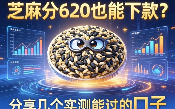 芝麻分620也能下款？分享几个实测能过的口子