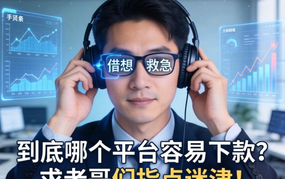 手头紧想借钱救急，到底哪个平台容易下款？求老哥们指点迷津！