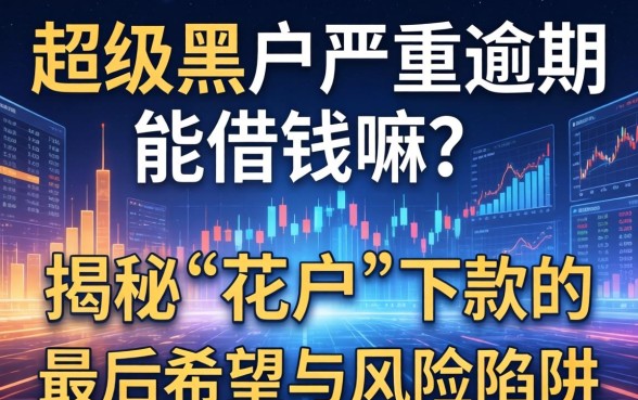 超级黑户严重逾期能借钱嘛？揭秘“花户”下款的最后希望与风险陷阱