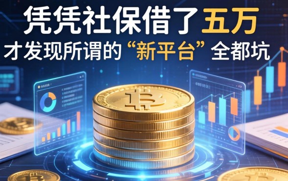 我凭社保借了五万，却发现所谓的“新平台”全是坑