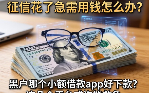 征信花了急需用钱怎么办？黑户哪个小额借款app好下款？这几个平台或许能救急