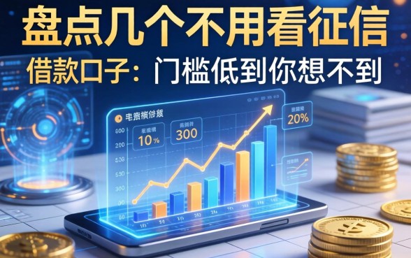 盘点几个不用看征信的借款口子，门槛低到你想不到